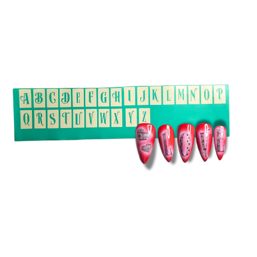 Victorian Letter Stencils Glam Goodies Victorian Letter Stencils Glam Goodies