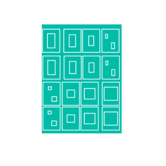 Airbrush Nail Art Stencil Collection – 7 Sheet Bundle (Stars, Hearts, Shapes, Butterflies & More) Glam Goodies