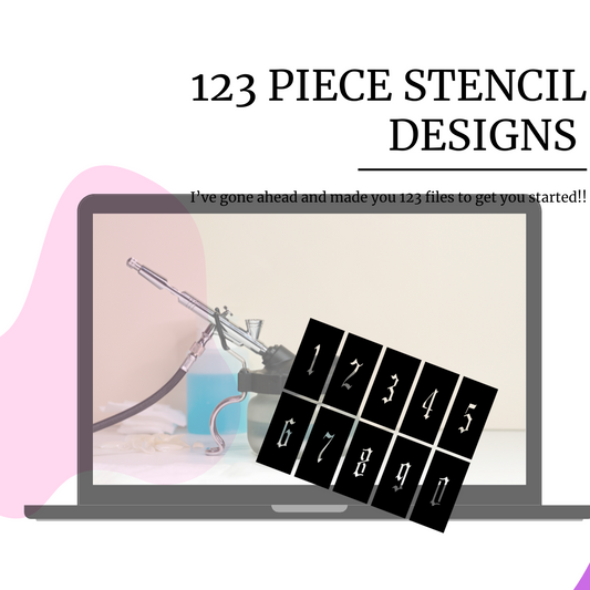 Create Your Own Airbrush Nail Art Stencils Glam Goodies