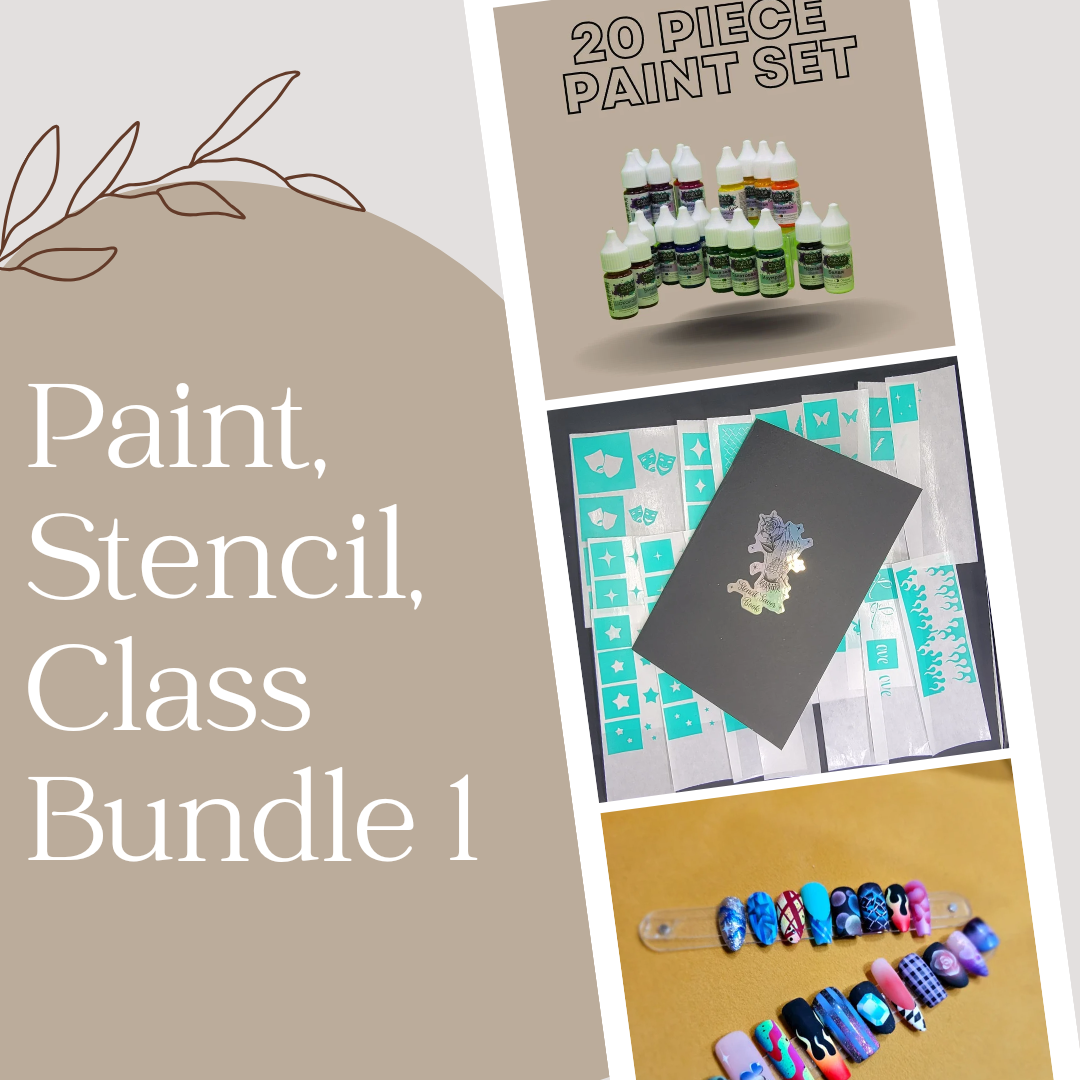 Paint, Stencil, Class Bundle 1 Glam Goodies