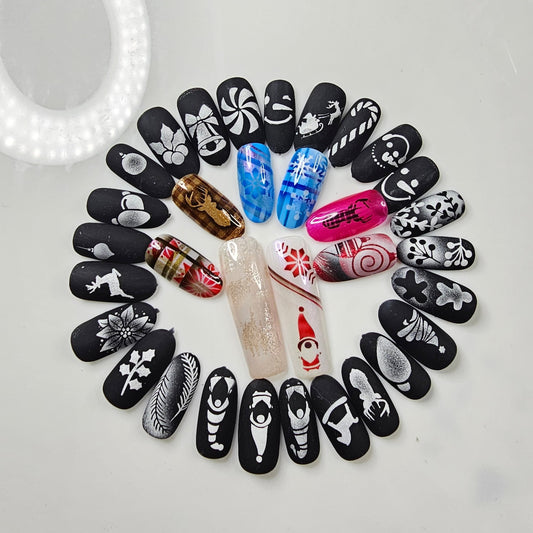 Holiday Stencil Pack Glam Goodies