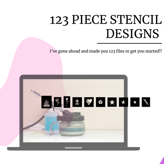 Create Your Own Airbrush Nail Art Stencils Glam Goodies