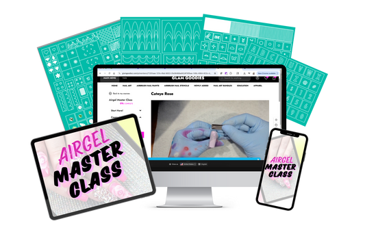 Airgel Master Course with Stencils Glam Goodies
