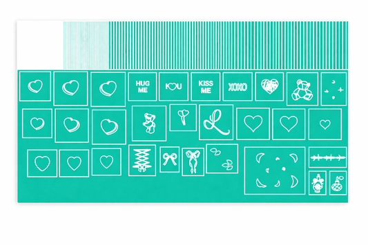 Valentines Stencil Bundle Glam Goodies