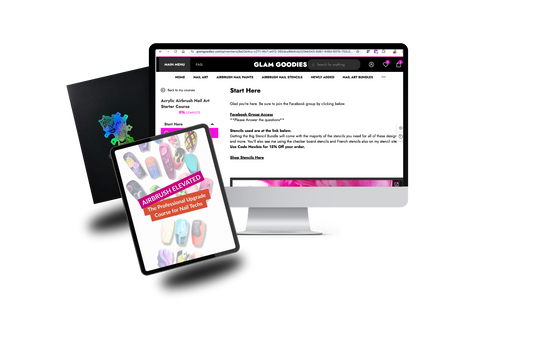 Airbrush Elevated: The Nail Tech Upgrade Course Glam Goodies
