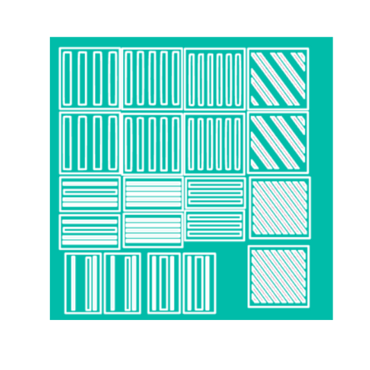 Airbrush Nail Art Stencil Collection – 7 Sheet Bundle (Stars, Hearts, Shapes, Butterflies & More) Glam Goodies