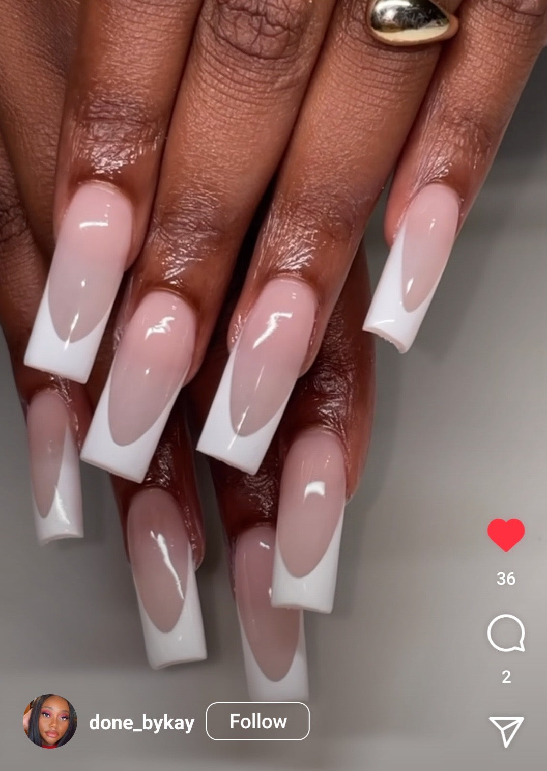 Abstract Stenciled Nail Art Ideas