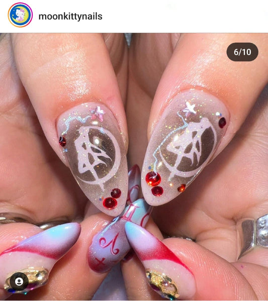 Cartoon Lady Stencils Glam Goodies