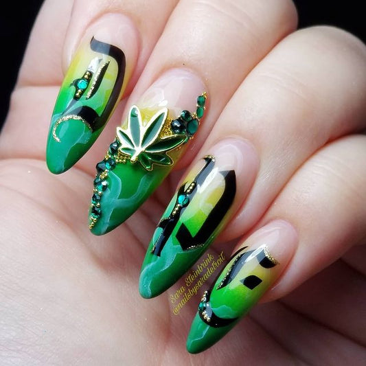 Airbrush Lettering Nail Art Course & 2 Letter Groups Glam Goodies