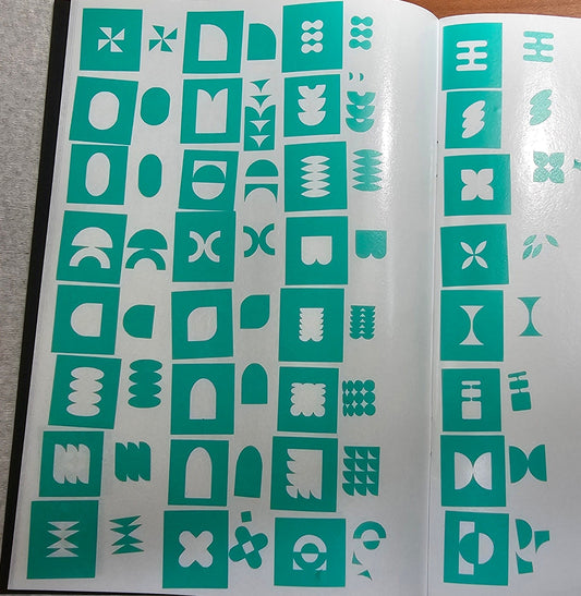 Edgy Abstract Airbrush Shapes Glam Goodies