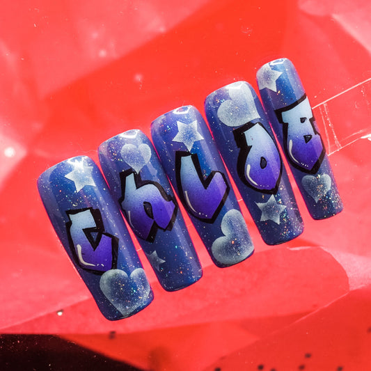 Airbrush Lettering Nail Art Course Glam Goodies
