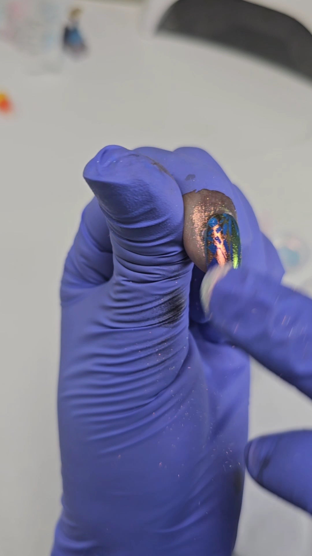 How to Create Chrome Nail Art with Stamping & Ombre (An Alternative to Airbrushing)