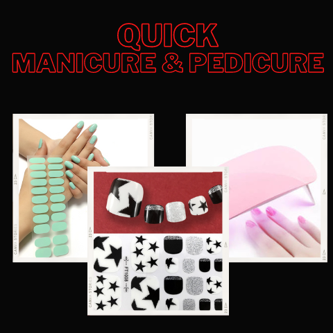 Quick Manicure & Pedicure Glam Goodies