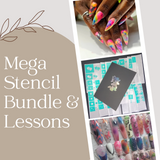 Mega Stencil Bundle & Lessons Glam Goodies