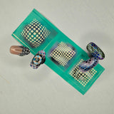 Dot Matrix Luxe – Geometric Color Block Dot Nail Art Stencil Pack Glam Goodies