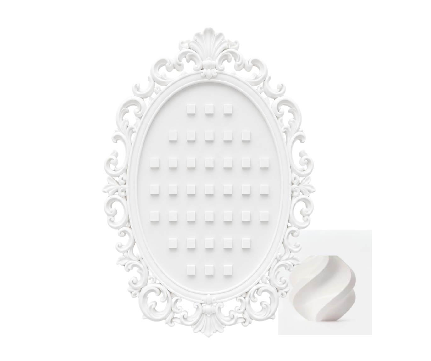 Luxury Scrollwork Nail Art Display Frame
Showcase 37 Nails/Works of Art Glam Goodies