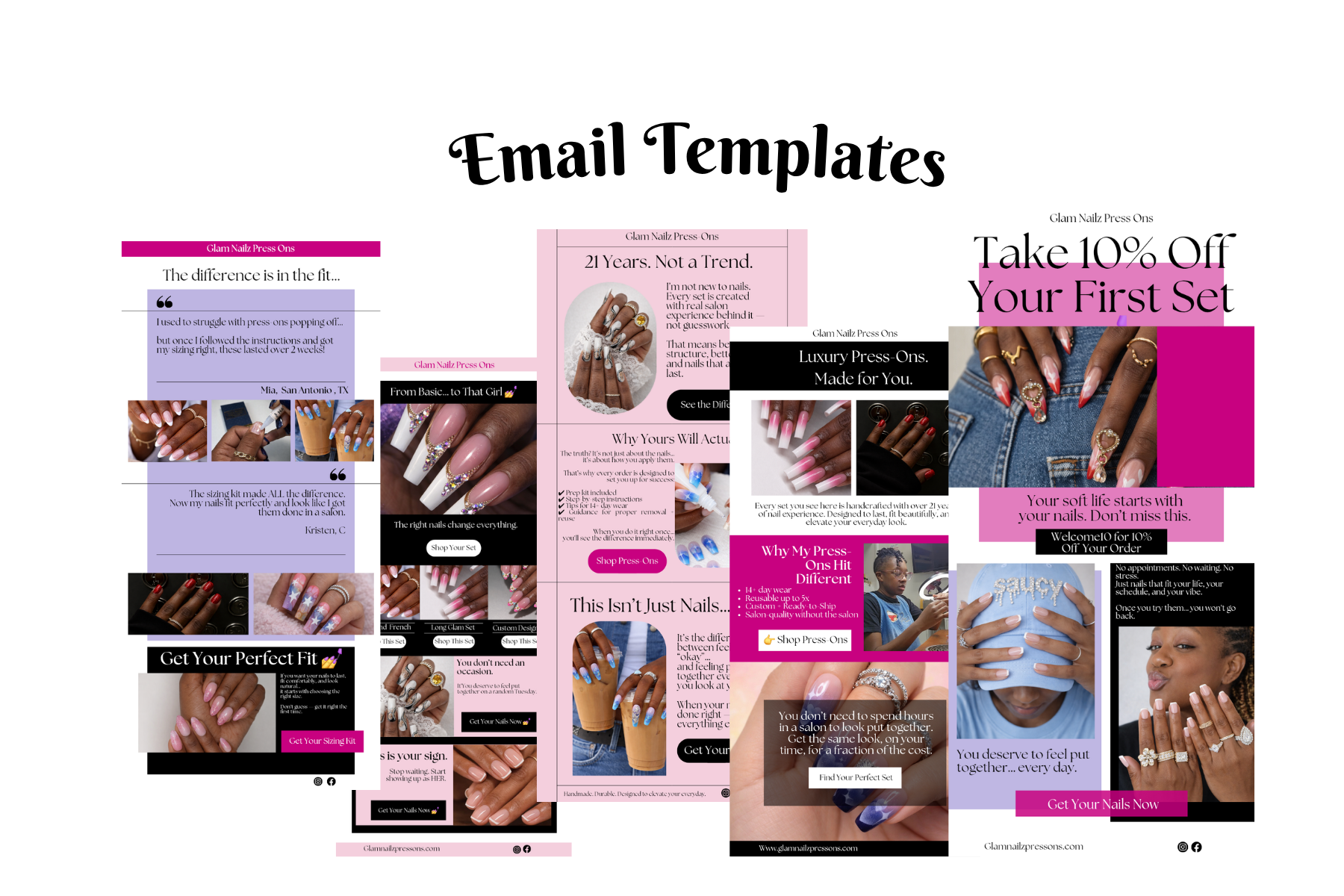 Press On Nail Business Course Black Friday Glam Goodies