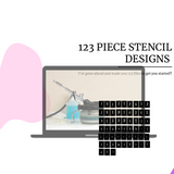 Create Your Own Airbrush Nail Art Stencils Glam Goodies