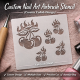 Custom Nail Art Airbrush Stencil – Creator Collab (Shared Design)