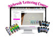Airbrush Lettering Nail Art Course Glam Goodies