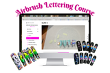 Airbrush Lettering Nail Art Course Glam Goodies
