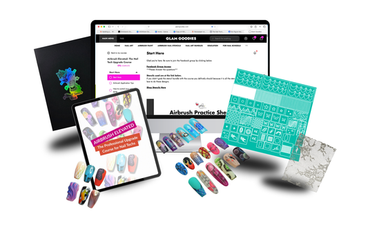 Airbrush Elevated: The Nail Tech Upgrade Course Glam Goodies