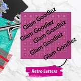 Airbrush Nail Stencil SVG Letter Bundle — 5 Font Styles with Commercial License | Cricut & Silhouette Compatible Glam Goodies