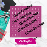 Airbrush Nail Stencil SVG Letter Bundle — 5 Font Styles with Commercial License | Cricut & Silhouette Compatible Glam Goodies