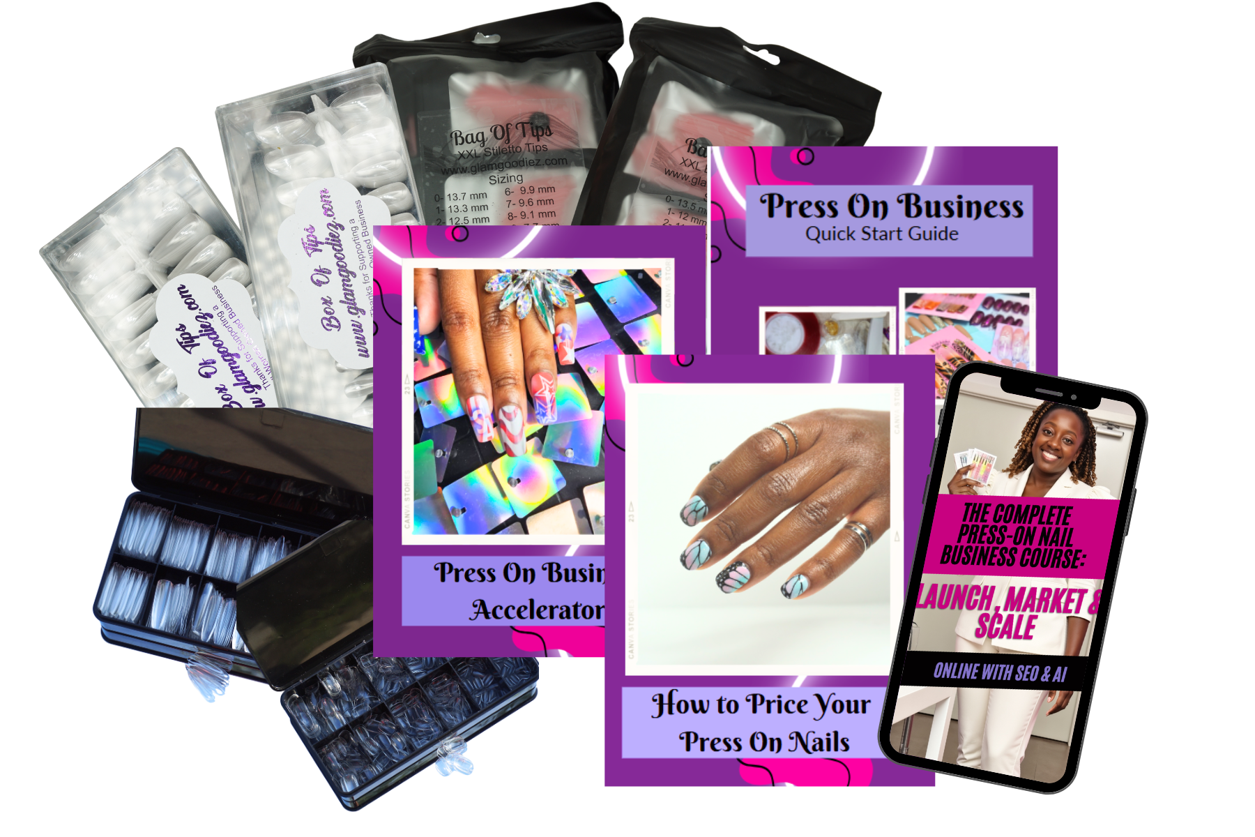 The Press-On Starter Lab Glam Goodies
