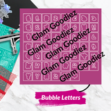 Airbrush Nail Stencil SVG Letter Bundle — 5 Font Styles with Commercial License | Cricut & Silhouette Compatible Glam Goodies