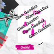 Orchid Airbrush Nail Stencil Digital File | Create Your Own Layered Airbrush Nail Art Designs Glam Goodies