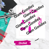 Orchid Airbrush Nail Stencil Digital File | Create Your Own Layered Airbrush Nail Art Designs Glam Goodies