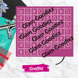 Airbrush Nail Stencil SVG Letter Bundle — 5 Font Styles with Commercial License | Cricut & Silhouette Compatible Glam Goodies
