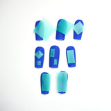 Airbrush Nail Art Stencil Collection – 7 Sheet Bundle (Stars, Hearts, Shapes, Butterflies & More) Glam Goodies