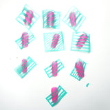 Airbrush Nail Art Stencil Collection – 7 Sheet Bundle (Stars, Hearts, Shapes, Butterflies & More) Glam Goodies