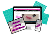 Airbrush Lettering Nail Art Course & Letter Stencils Glam Goodies
