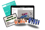 Complete Halloween Airbrush Nail Art Bundle – Course + 60 Reusable Stencils Glam Goodies