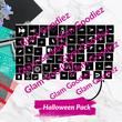 Halloween Nail Art Stencil SVG | Digital Cut Files for Airbrush & Pat Pat Gel Nails Glam Goodies