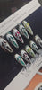 Scream Ghost Face Airbrush Nail Stencil Set – 20-Piece Reusable Horror Nail Art Stencils