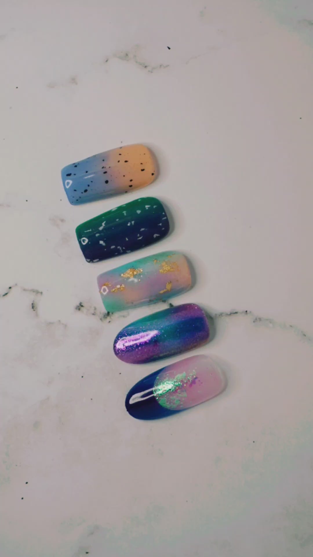 Acrylic Airbrush Paint Nail Art Master Course & 100 Stencils