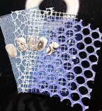 Statement Lace Airbrush Fabric – Bold Layered Texture Overlay Glam Goodies