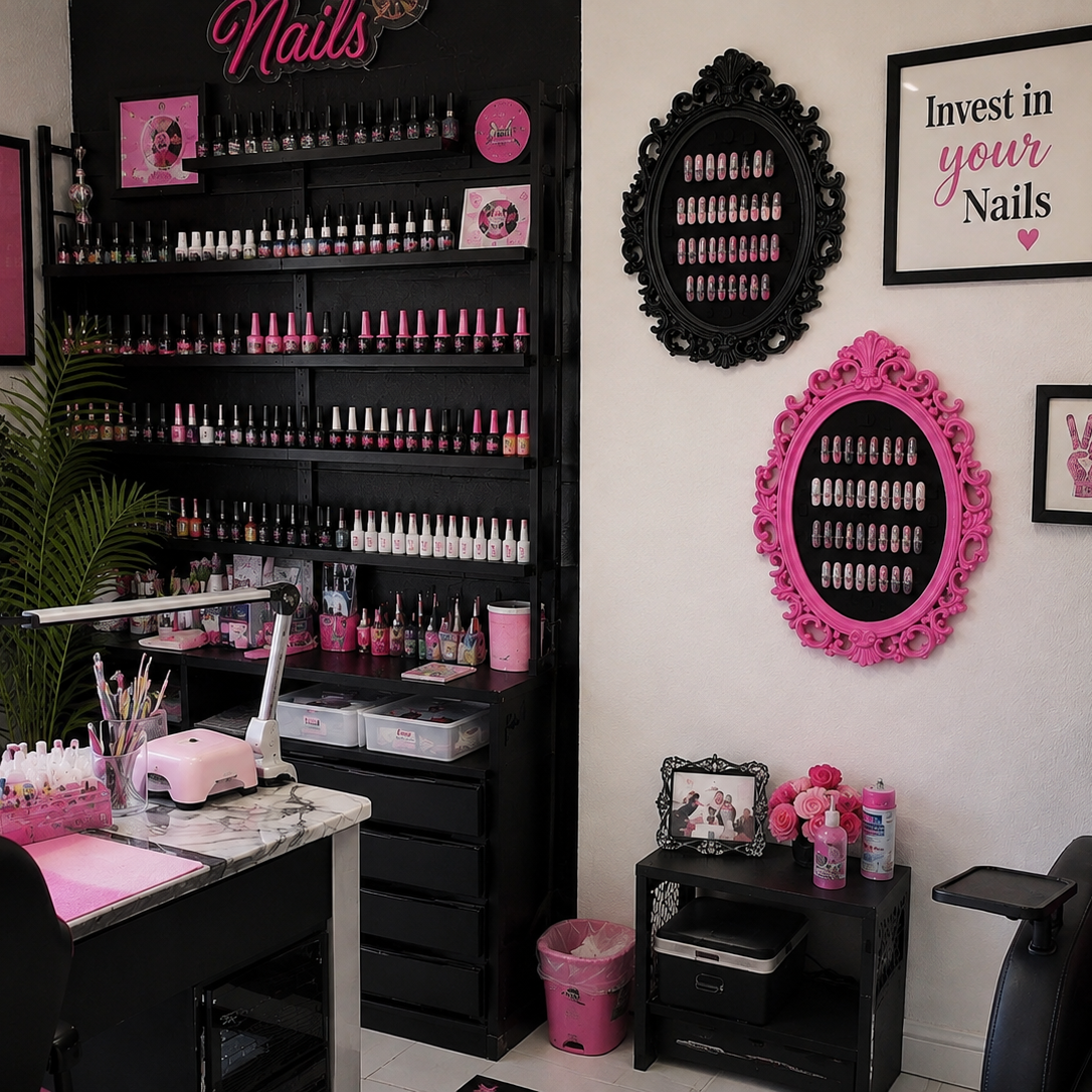 Luxury Scrollwork Nail Art Display Frame
Showcase 37 Nails/Works of Art Glam Goodies