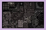 Externail "Paisley & Plaid" XL Stamping Plate – 4x6 Professional Bandana Print Plate Glam Goodies