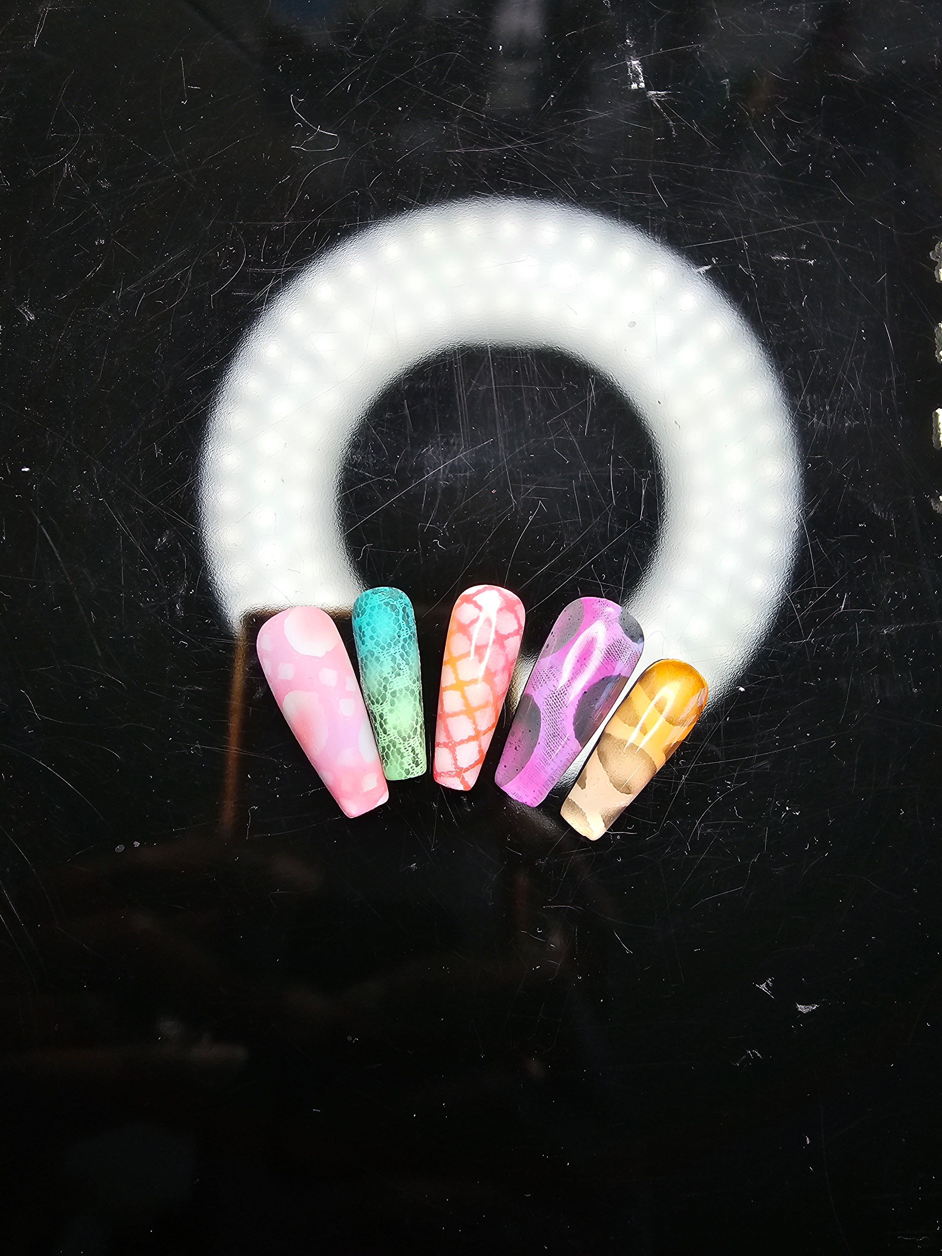 Romantic Lace Airbrush Fabric – Floral Pattern Overlay Glam Goodies