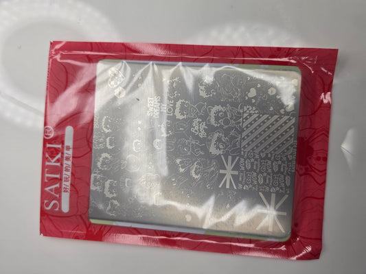Betty Boop Retro Icon Stamping Plate – SATKI-PLUS 323 Pin-Up & Vintage Cartoon Nail Art Glam Goodies