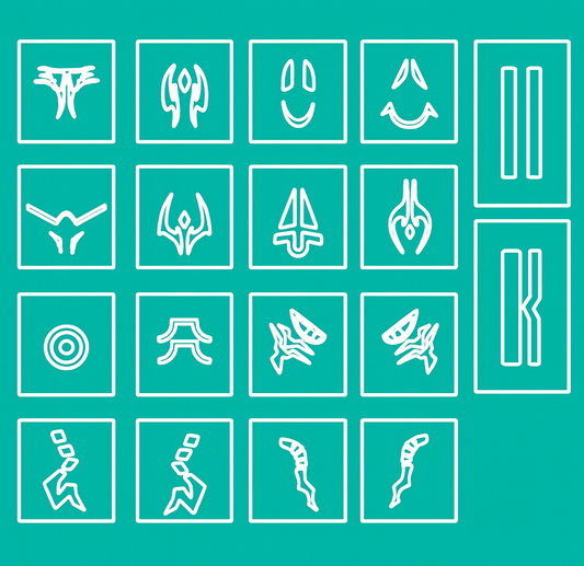 Anime Tattoo Airbrush Nail Stencil Glam Goodies