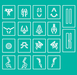 Anime Tattoo Airbrush Nail Stencil Glam Goodies