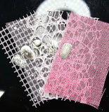 Statement Lace Airbrush Fabric – Bold Layered Texture Overlay Glam Goodies