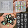 Vintage Cameo & Floral Vase 3D Mold – Rococo Rose Bouquets & Ornate Frame Silicone Mold Glam Goodies