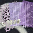 Statement Lace Airbrush Fabric – Bold Layered Texture Overlay Glam Goodies